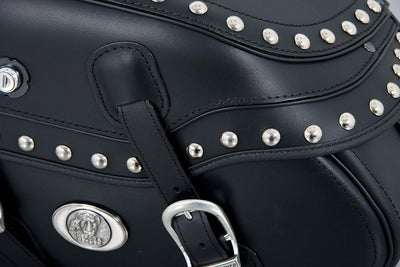 Motorcykeltaske [Hepco & Becker] - læder Buffalo Custom right - rørtaskeholder