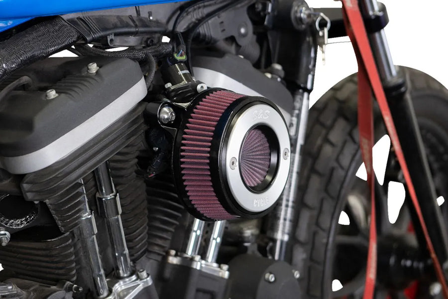 Harley-Davidson Xl 1200 Cx [2020] - Air Stinger Stealth Luftfiltersatz – Oberfläche: Schwarz, Verchromt – Bild 4