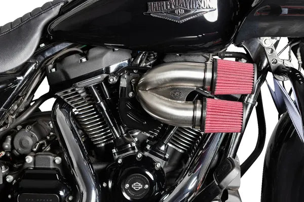 Harley-Davidson FLTRT 1868 Road Glide 3 114 [2025] - Tuned Induction Luftfilterkit – Oberfläche: Silber – Bild 8