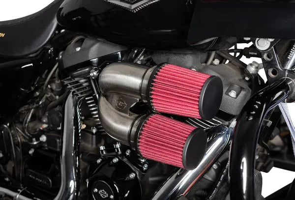 Harley-Davidson FLTRT 1868 Road Glide 3 114 [2025] - Tuned Induction Luftfilterkit – Oberfläche: Silber – Bild 9