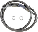 harley-davidson street bob [DRAG SPECIALTIES] – Forlænget bremseslange i rustfrit stål-1