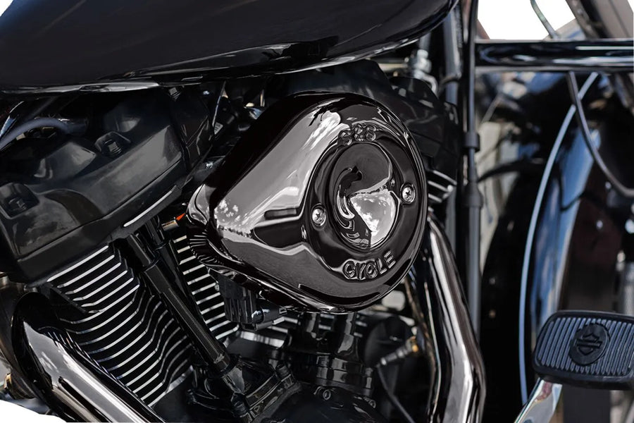 Harley-Davidson FLSB 1750 Softail Sport Glide 107 [2022] - Stealth Teardrop Luftfilterabdeckung – Design: Teardrop – Bild 2