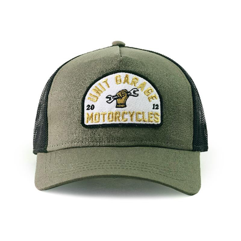 BMW R nineT 1200 Urban G/S (lav udstødning) [2017-2023] - Green Trucker Wrench Unitgarage hat