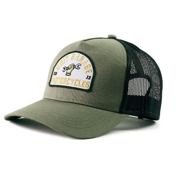 BMW R 850 R / R 1100 R [1993-2002] - Enhed Garage trucker cap "Skruenøgle" grøn