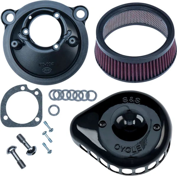 Harley-Davidson Xl 1200 Cx [2020] - Mini Teardrop Stealth Luftfilter-Kit – Oberfläche: Schwarz – Bild 2