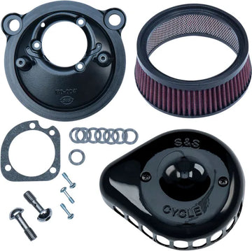 Harley-Davidson Xl 1200 Cx [2020] - Mini Teardrop Stealth Luftfilter-Kit – Oberfläche: Schwarz – Bild 2