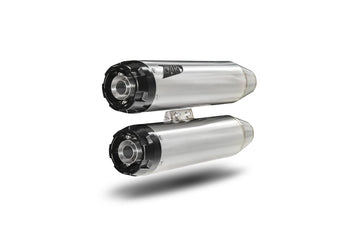 harley-davidson street bob [ZARD] – Overlappet slip-ons lyddæmper til HD-SOFTAIL M8