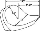 harley davidson flst [DRAG SPECIALTIES] – Solo sæde, ryglæn kompatibel-6
