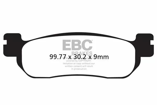 Yamaha TT 600 R [EBC] - "TT" Sport Karbon Fusion Brake Pads