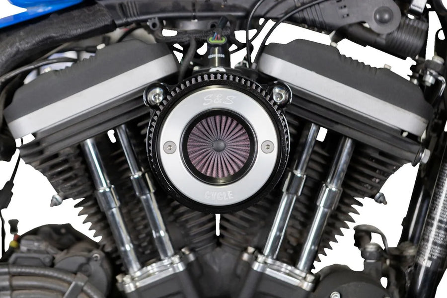 Harley-Davidson Xl 1200 Sportster [2020] - Air Stinger Stealth Luftfiltersatz – Oberfläche: Schwarz, Verchromt – Bild 3