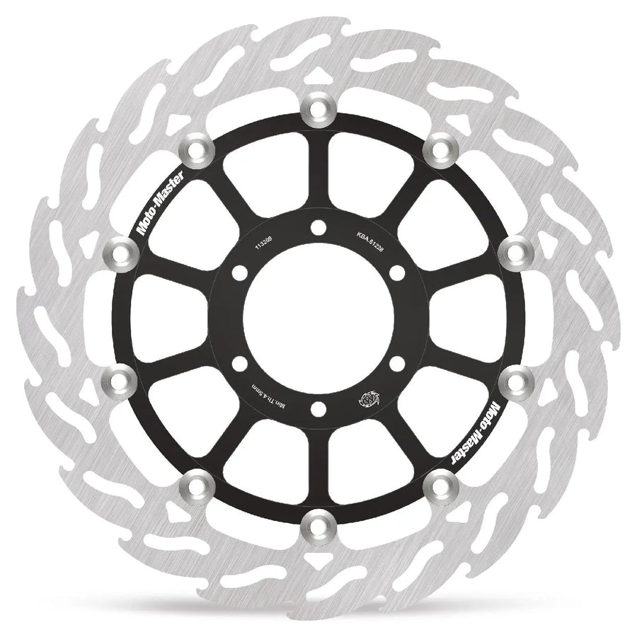 Bmw M 1000 R ABS [2025, 2025-2026] - FLAME flydende aluminium bremseskive - overflade: sort, sølv - varenr. 113209 – Billede 1