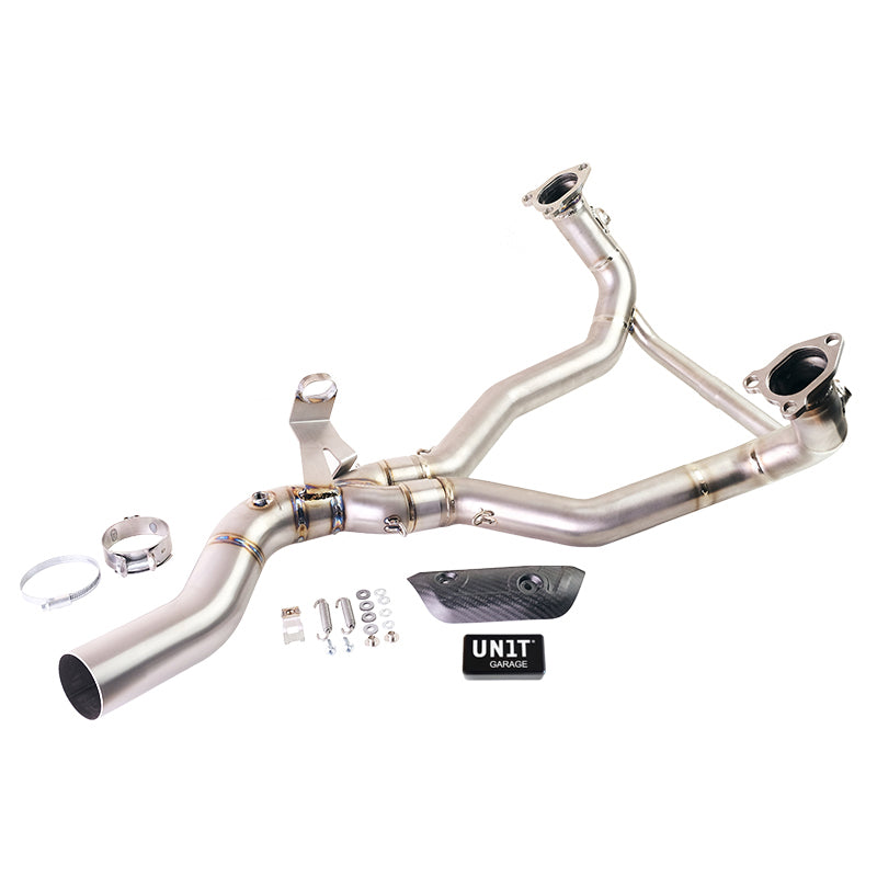 BMW R 1300 GS Adventure [2024–2026] - Titan-Abgaskrümmer ohne Katalysator + Motorkontrollleuchte EURO 5 + BMW R1300GS und ADV