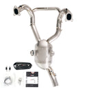 BMW R 1300 GS [2024–2026] - Akrapovic Titan-Auspuffkrümmer + Motorkontrollleuchte EURO 5 + und ADV