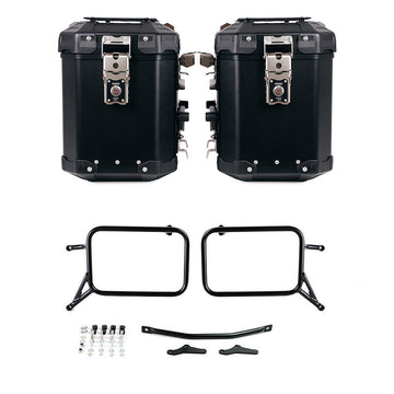 BMW R 850 R / R 1100 R [1993-2002] - Atlas aluminium sidekasse sæt 48L + 48L med taskeramme