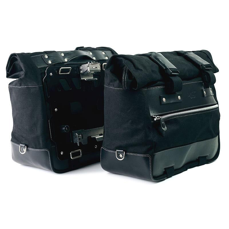 BMW R 1200 GS ADV LC [2014-2018] - Paar Cult-Seitentaschen aus Canvas 40L - 50L + Paar Aluminiumplatten