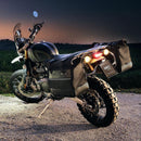 BMW R nineT 1200 Roadster [2014-2023] - Paar Cult-Seitentaschen aus Spaltleder 40L - 50L + Aluminiumplatte