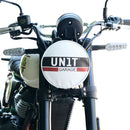 BMW R nineT 1200 Racer [2017-2020] - Scheinwerferabdeckung aus Leder mit Logo
