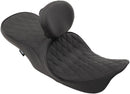 harley davidson touring [DRAG SPECIALTIES] - Frontplaceret 2-up touring lædersæde med lav profil-3