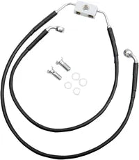 Harley Davidson Fxdwg [DRAG SPECIALTIES] - Sort Vinyl Extended Brake Line Kit