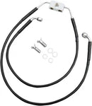 Harley Davidson Fxdwg [DRAG SPECIALTIES] - Sort Vinyl Extended Brake Line Kit