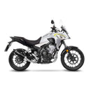 honda cb 500 [LEOVINCE] – Nero bagpotte - rustfrit stål-2