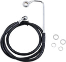 harley davidson flstc [DRAG SPECIALTIES] - Forlænget bremseslange i rustfrit stål-4
