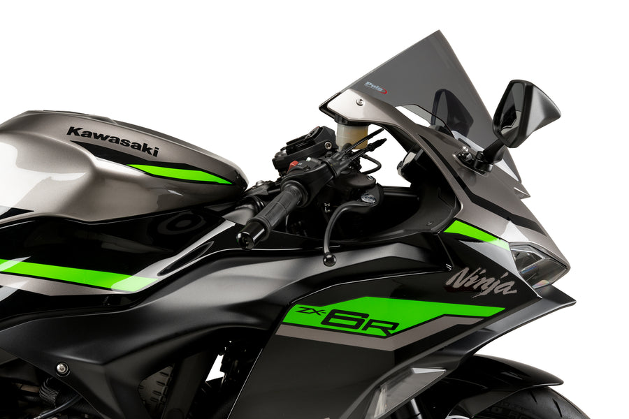 KAWASAKI ZX-6R NINJA [2025] – R-Racer Skærm – Sort
