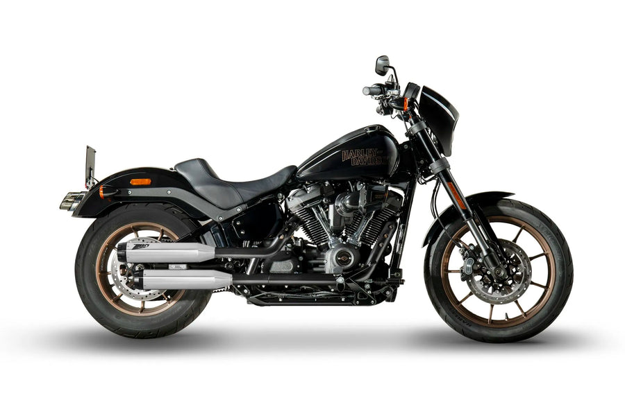 harley-davidson street bob [ZARD] – Overlappet slip-ons lyddæmper til HD-SOFTAIL M8