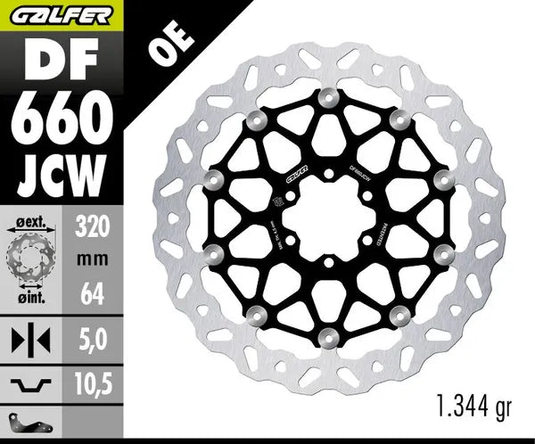 Bimota SB5 1135 [1985-1986] - BRAKE DISC FLOATECH WAVE – billede 4