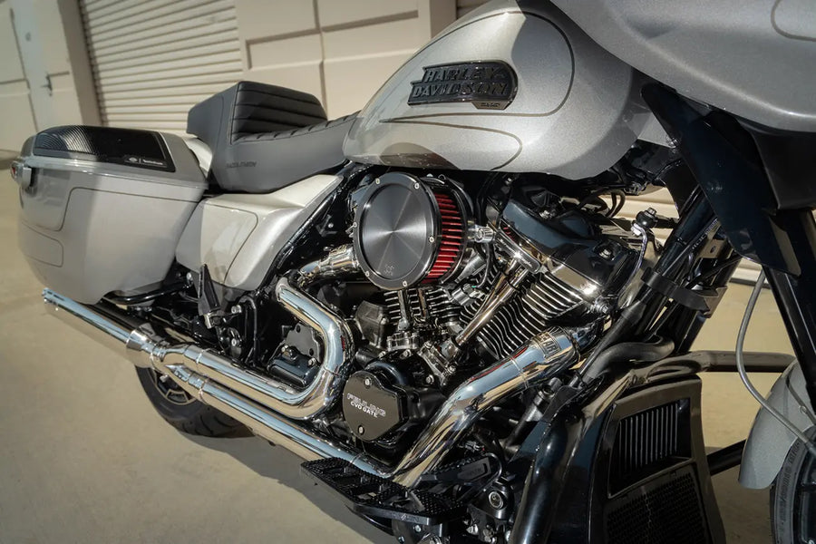 Harley-Davidson FXST 1584 Softail Standard [2008-2011] - BA Luftfilterkit – Oberfläche: Schwarz, Rot – Bild 2