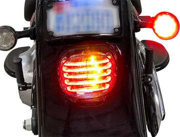 Harley Davidson Flstc [CUSTOM DYNAMICS] – ProBEAM® Integrerede flade LED-baglygter med ekstra indikatorer