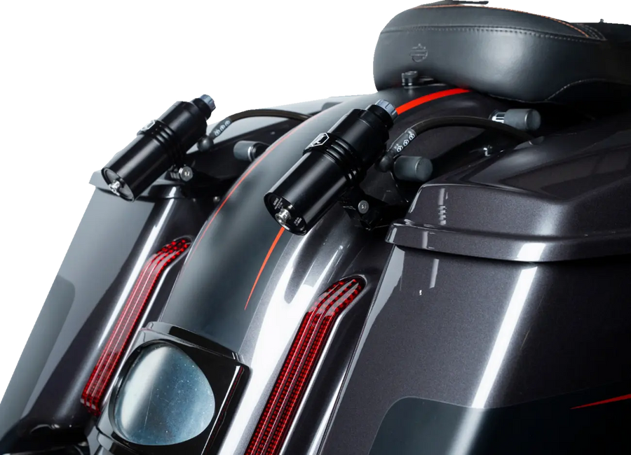 Harley-Davidson FLTRXSTSE 1977 Road Glide ST CVO 121 [2025] - REVO ARC Billet Remote Reservoir Außenhalterungen – Bild 2