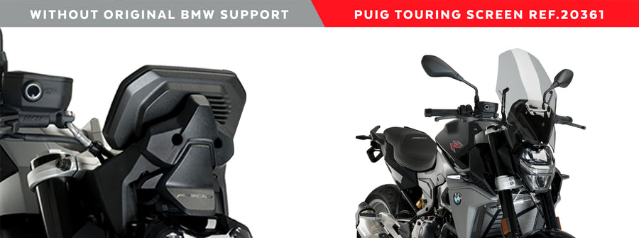 BMW F 900 R [2024] – New Generation Touring kåbevindue – tonet