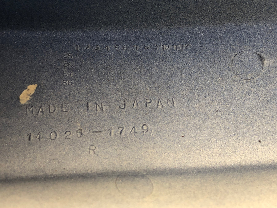 Kawasaki GPZ 1000 RX [1987] - Bagpanel sædepanel panel bagpanel