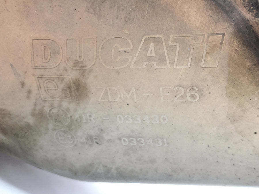 Ducati Multistrada 1200 S Touring [2009] - Udstødningsbaglyddæmper lyddæmper udstødningssamler