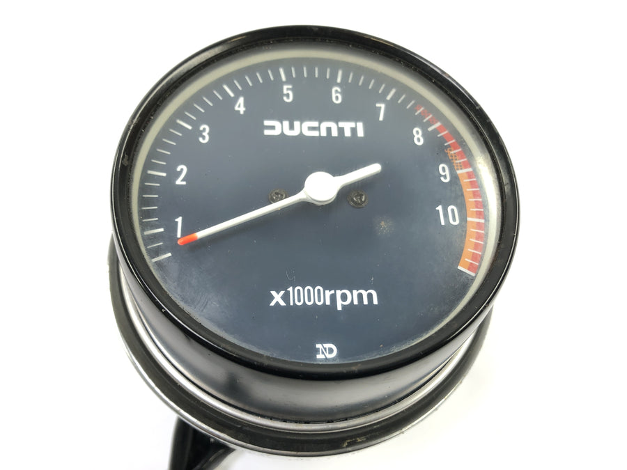 Ducati SL 600 Pantah [1982] - Cockpit Fittings Tako Tachometer med kontrollys og tændingslås
