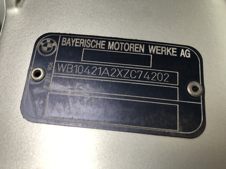 BMW R 850 C 259C [1999] - Rammehoved med køretøjsdokumenter