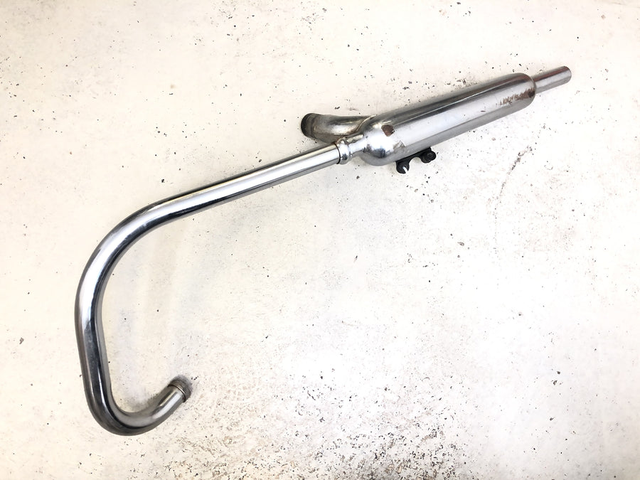 Kawasaki W 650 EJ650A [1999] - Udstødningssystem højre, udstødningsmanifold, lyddæmper