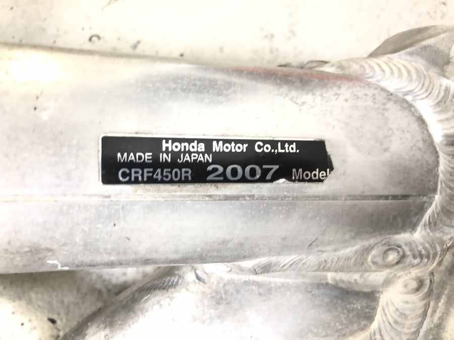 Honda CRF 450 R [2007] - Ramme hovedramme aluminium uden papirer
