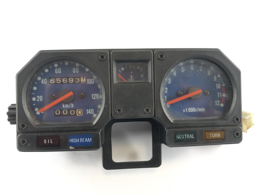 Kawasaki KMX 125 B [1998] - Tacho cockpit med en omdrejningstæller