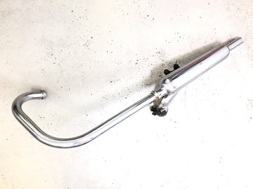Kawasaki W 650 EJ650A [1999] - Udstødningssystem venstre, udstødningsmanifold, lyddæmper