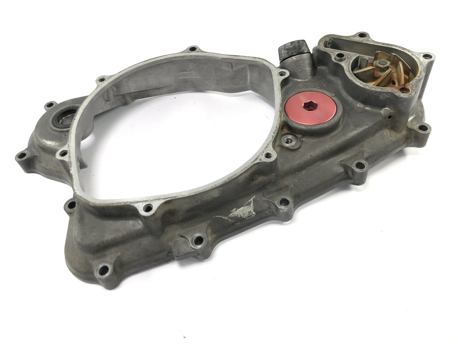 Honda CRF 450 R [2007] - koblingsdæksel motordæksel højre vandpumpe