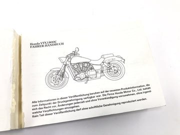 Honda VTX 1800 SC46 [2004] - Kørevejledning Betjeningsvejledning Brugervejledning kun på tysk - 0