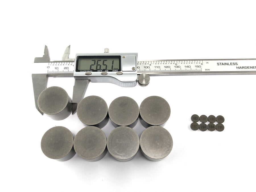 Yamaha MT07 RM04 [2014] - ventilløfter vippearmskål ventilløfter shim sæt ventil shim kit