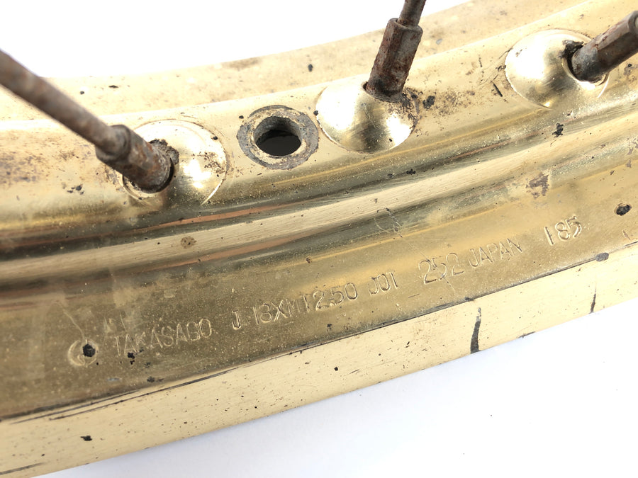 YAMAHA XT 600 ZENTERE 34L [1985] - RIM baghjul Guld 2,50 x 18 "