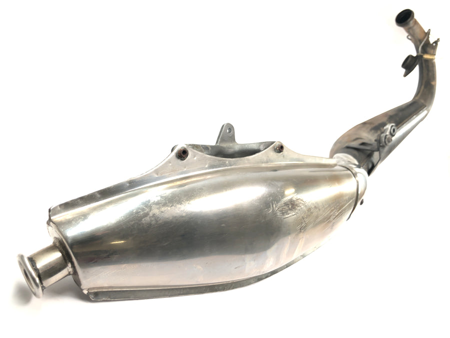 Cagiva Planet 125 [1998] - udstødningssystem baglyddæmper manifold lydpotte komplet