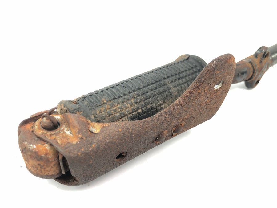 DKW NZ 250 [1938] - fodstøttesystem, fodstøtte foran, førerens fodstøtte