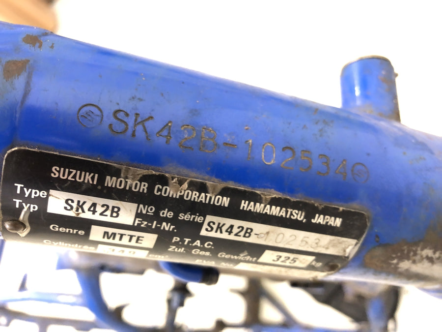 Suzuki DR 350 SK42B [1991] - Frame med papirer