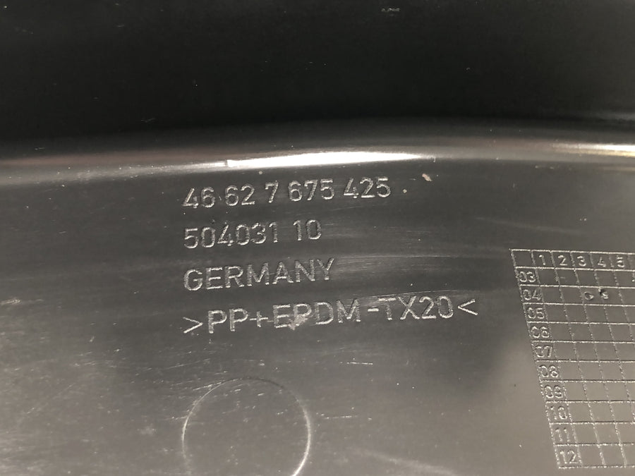 BMW K 1200 S K12S [2005] - Bagerste underkonstruktion indvendig panel