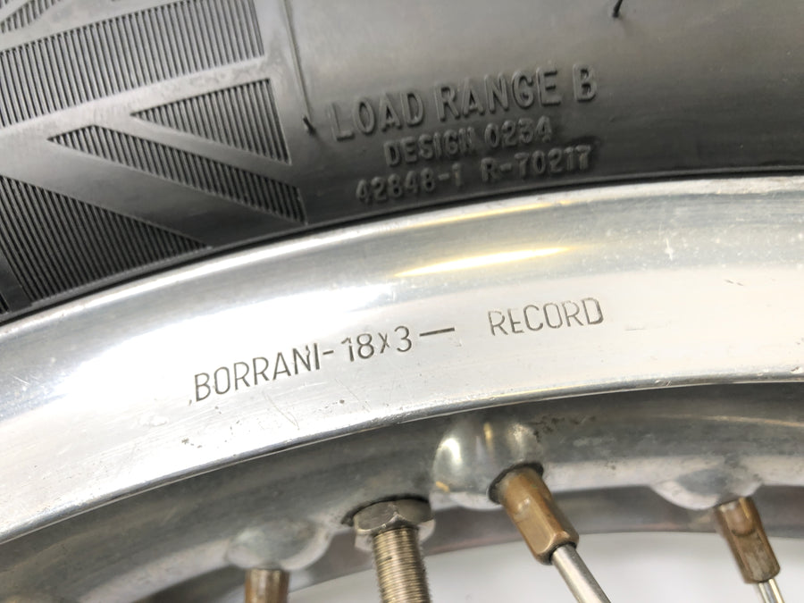 Moto Guzzi V7 Special [1971] - Hinterrad Rad Rim ved bagsiden Borrani